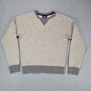 Patagonia Brisker Crew Better Sweater Men XS‎ Beige Fleece Sweatshirt Pullover